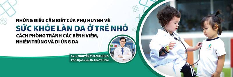 Sức khỏe làn da ở trẻ nhỏ