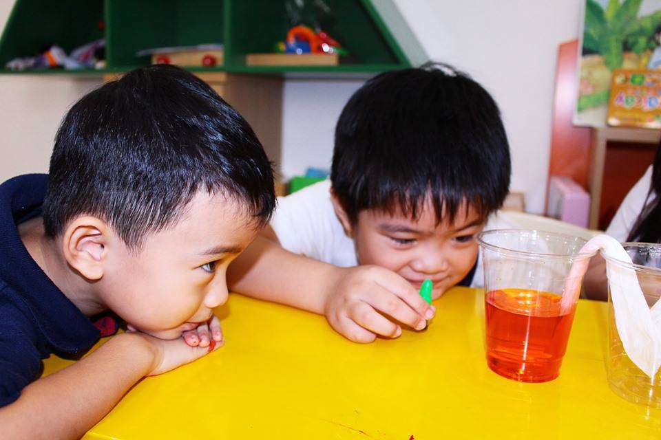 Ngạc nhiên vì nước bắt đầu được mang đi