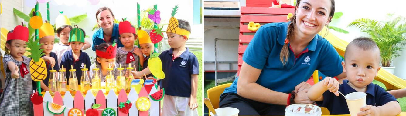 BUỔI SÁNG RỘN RÃ TIẾNG CƯỜI Ở KINDY CITY LÊ ĐỨC THỌ 03