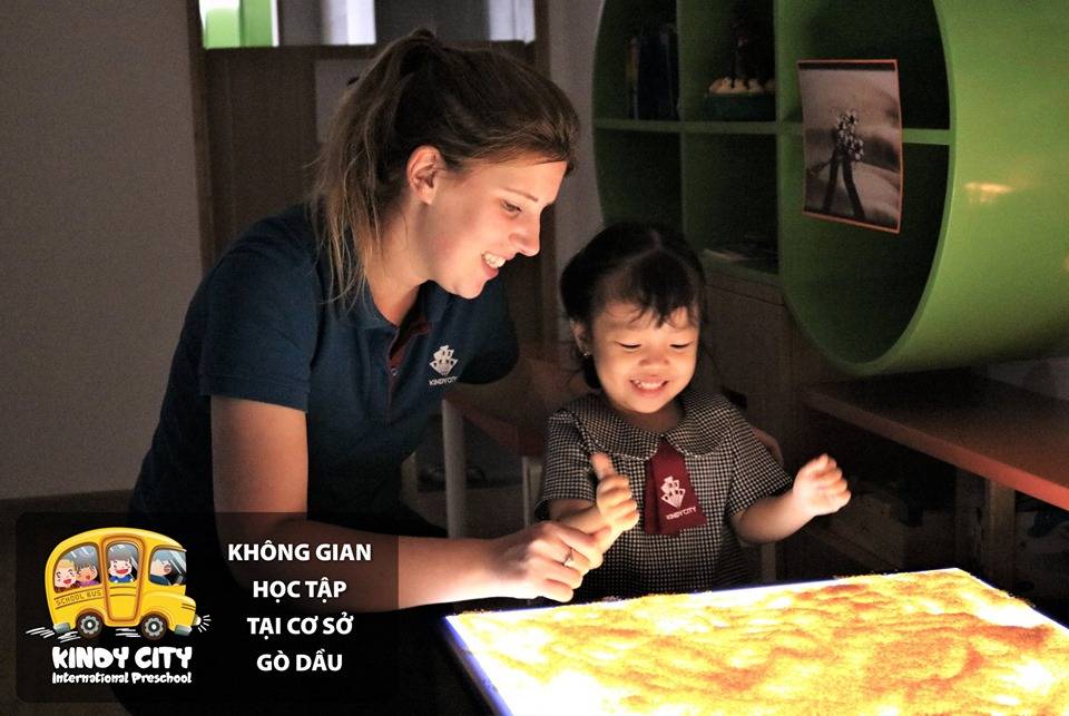 KHÔNG GIAN HỌC TẬP CỦA TRẺ TẠI KINDY CITY - CƠ SỞ GÒ DẦU 01