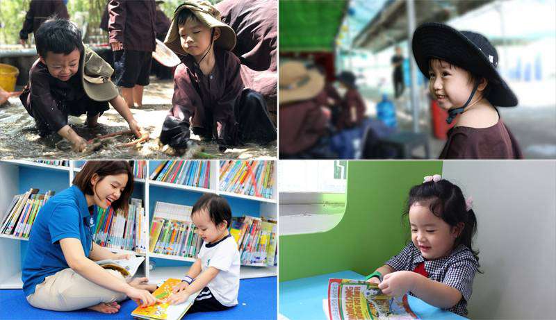 Trẻ Kindy City tham gia hoạt động dã ngoại 