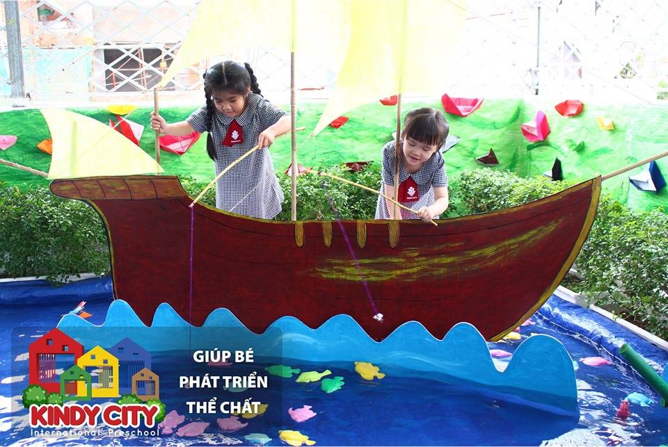 Trường Mầm non Quốc tế Kindy City giúp bé phát triển thể chất Kindy City giúp bé phát triển thể chất