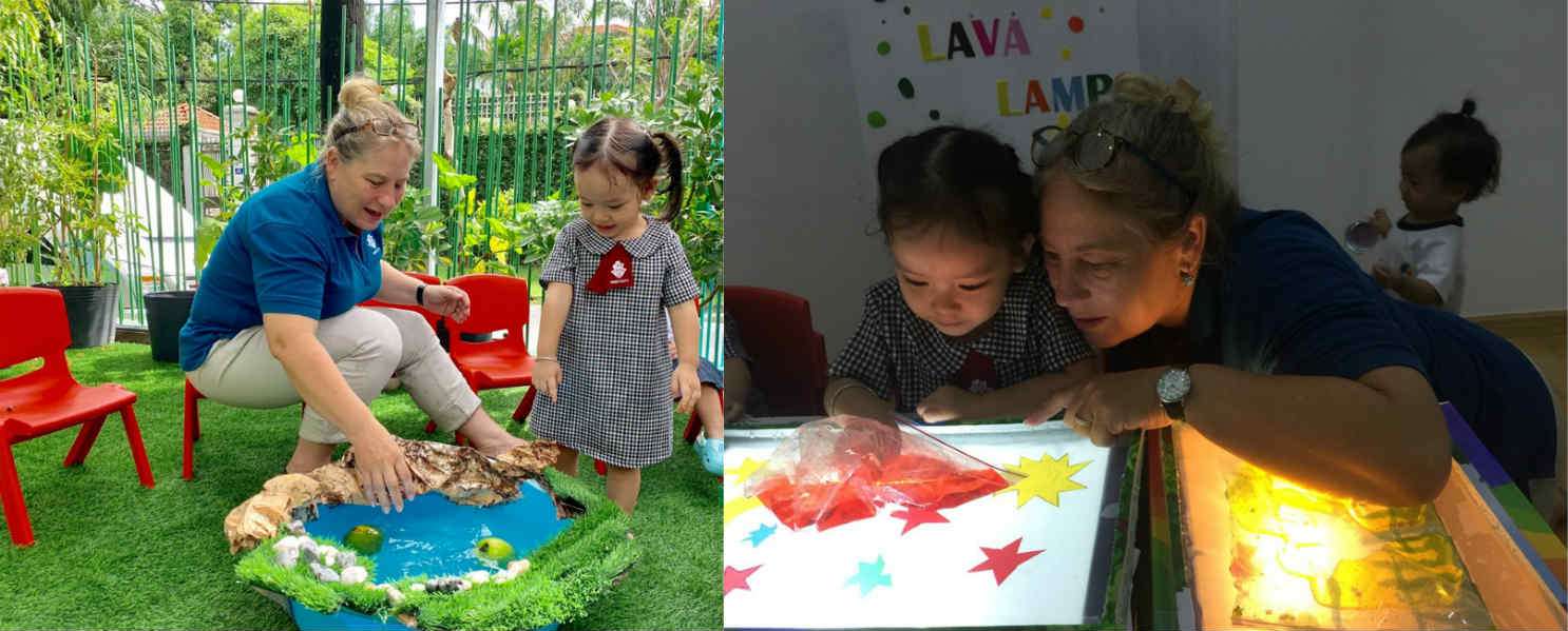 Cô Cindy luôn khuyến khích sự sáng tạo