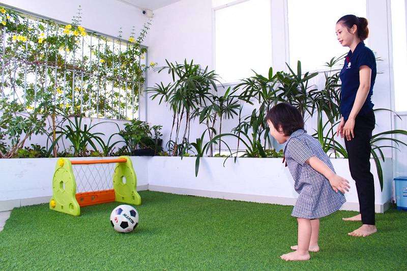 Học sinh Kindy City rèn luyện thể chất