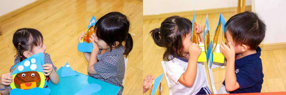 Học sinh Kindy City tham gia hoạt động làm lồng đèn Học sinh Kindy City tham gia hoạt động làm lồng đèn