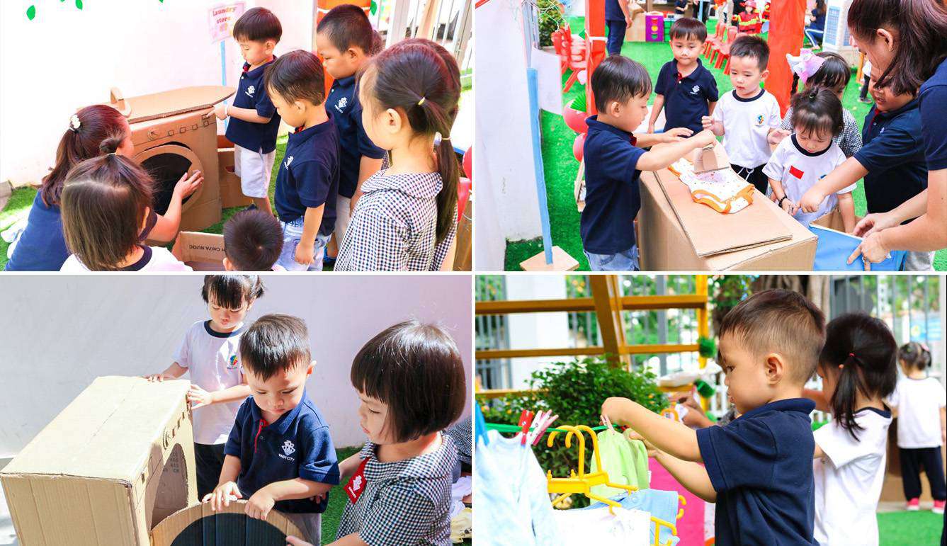 Bé làm việc nhà Bé làm việc nhà