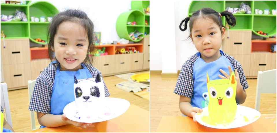 Trẻ Kindy City sáng tạo chậu cây hình thú ngỗ nghĩnh