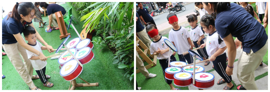 Trẻ Kindy City tham gia chuỗi hoạt động "PERCUSSION STUDY"