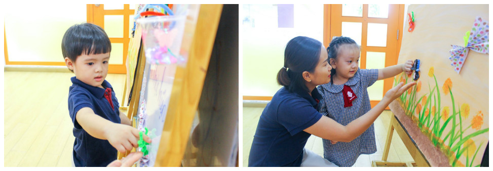 Trẻ tham gia hoạt động sáng tạo tại trường Mầm non Quốc tế Kindy City Trẻ tham gia hoạt động sáng tạo tại Kindy City