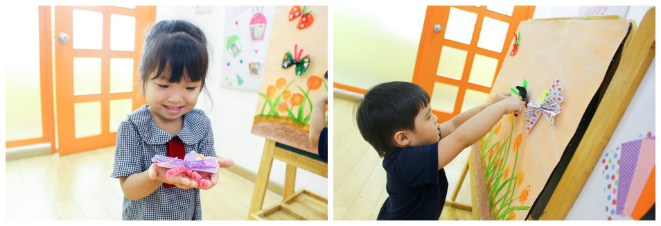 Trẻ tham gia hoạt động sáng tạo tại trường Mầm non Quốc tế Kindy City Trẻ tham gia hoạt động sáng tạo tại Kindy City
