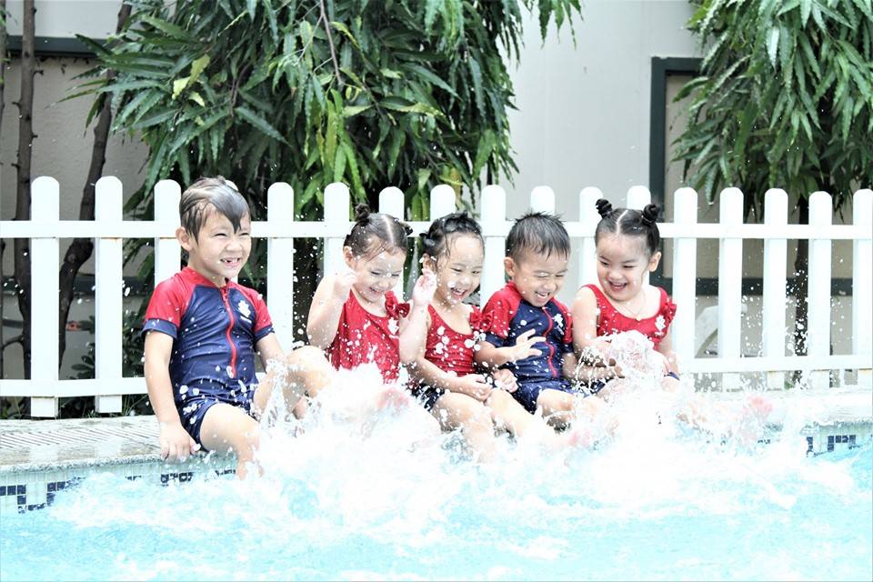Sân chơi thoáng đãng tại Kindy City quận 2