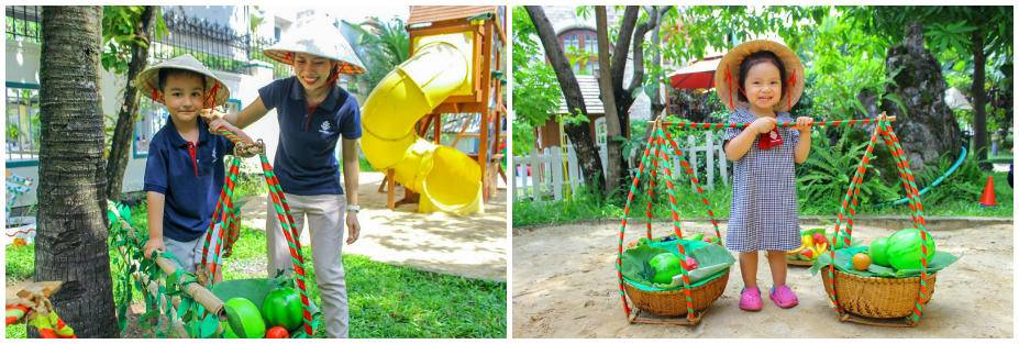 Sân chơi thoáng đãng tại Kindy City quận 2