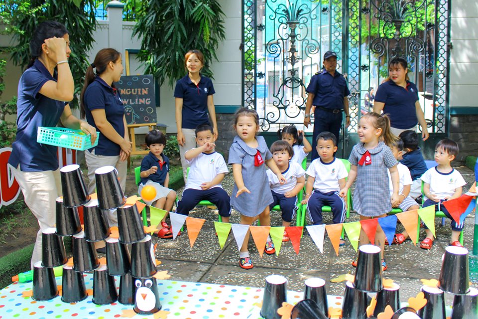 Sân chơi thoáng đãng tại Kindy City quận 2