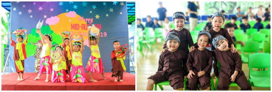 Bé tham gia hoạt động Trung Thu tại Kindy City