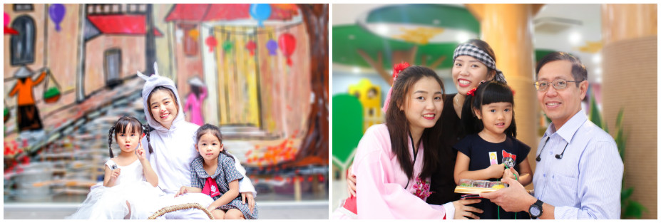 Bé tham gia hoạt động Trung Thu tại Kindy City