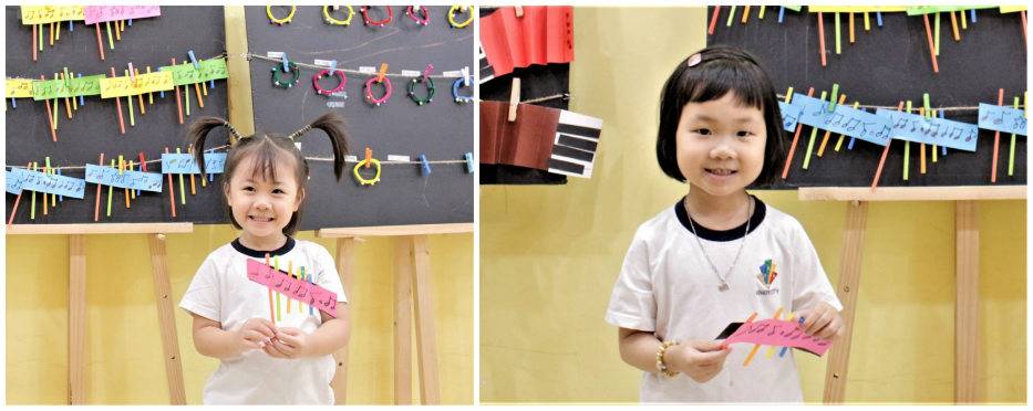Bé tham gia hoạt động âm nhạc tại Kindy City