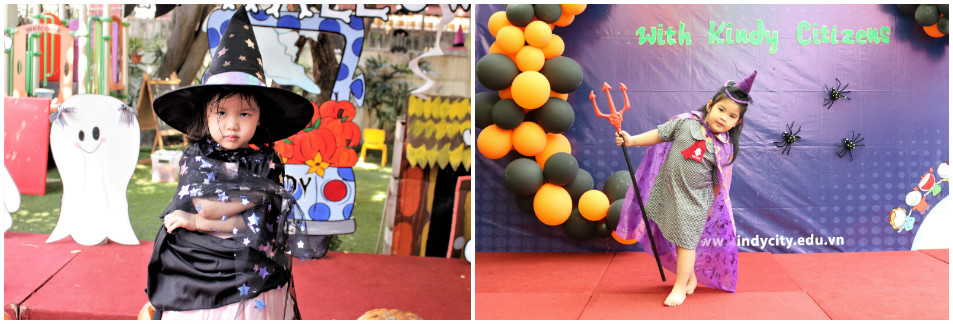 Học sinh Kindy City hóa tráng trong dịp Halloween Học sinh Kindy City hóa tráng trong dịp Halloween