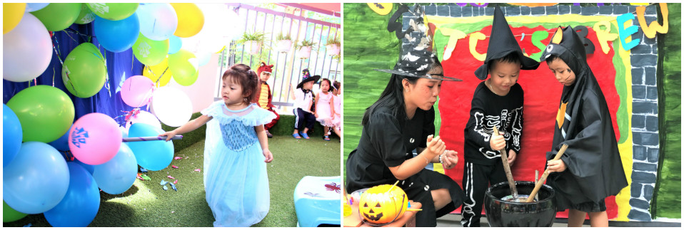 Học sinh Kindy City hóa tráng trong dịp Halloween Học sinh Kindy City hóa tráng trong dịp Halloween