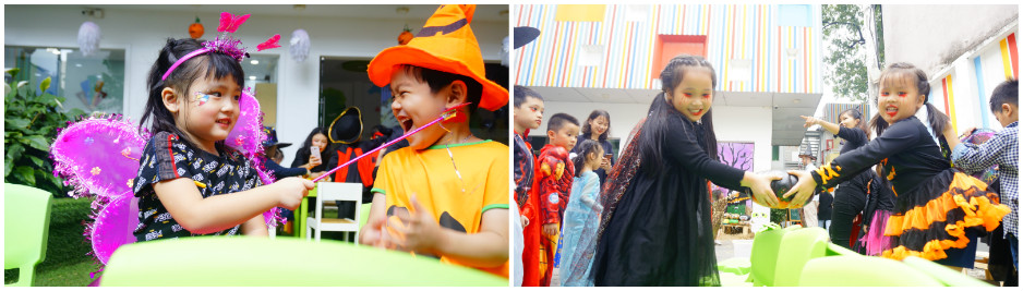 Học sinh Kindy City hóa tráng trong dịp Halloween Học sinh Kindy City hóa tráng trong dịp Halloween