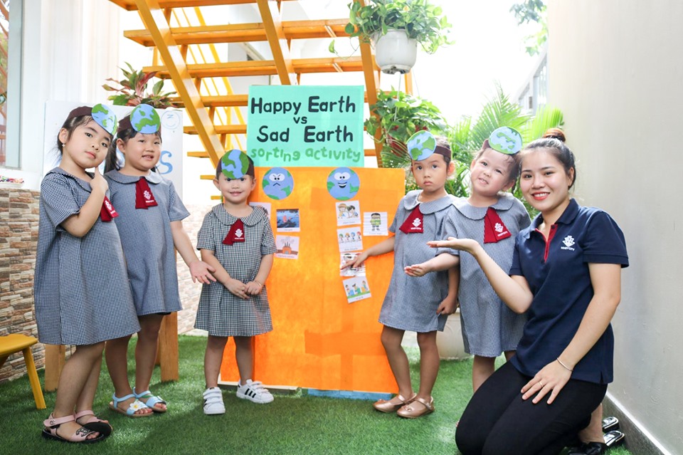 Trẻ khám phá chuỗi hoạt động “Go green with 3Rs”