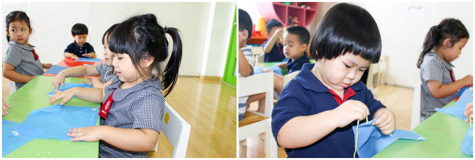 Học sinh Kindy City làm khinh khí cầu độc đáo Học sinh Kindy City làm khinh khí cầu độc đáo