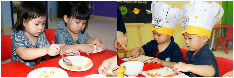 Hoạt động "Animal Shaped Sandwiches"