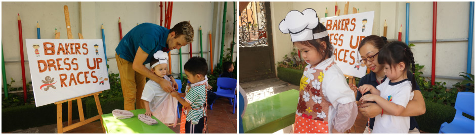 khu vực "Baker Dress Up Race"