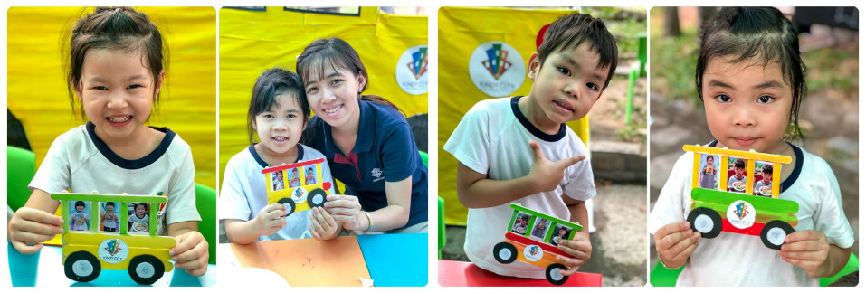 School Bus Picture Frames Craft