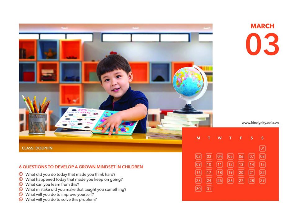 Bộ lịch Kindy City 2020