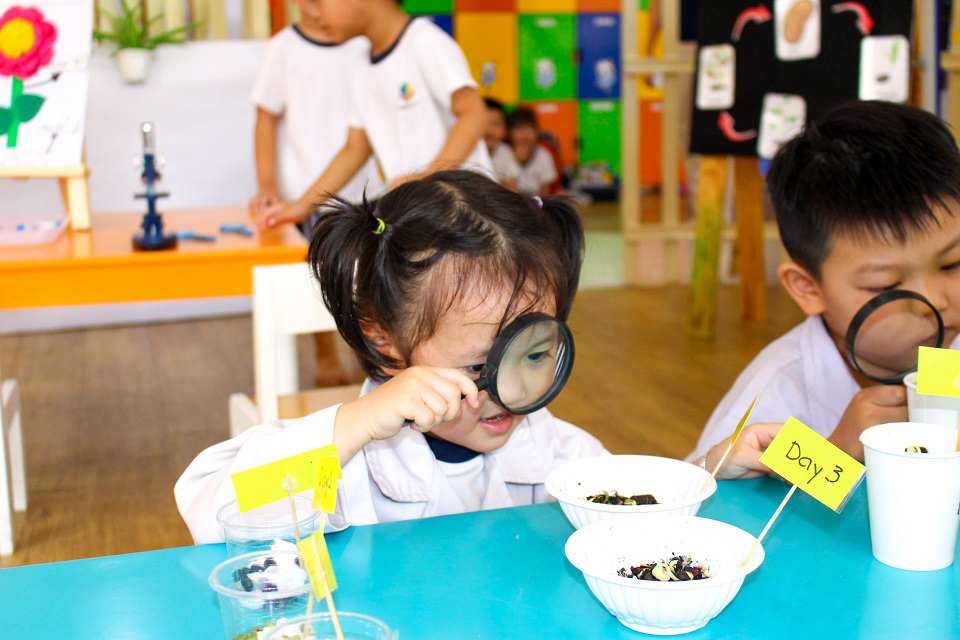 HỌC SINH KINDY CITY LÀM QUEN VỚI KHOA HỌC RA SAO?