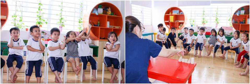 Xếp xen kẽ không khó với trẻ