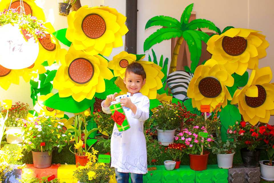Tái hiện không gian Tết xưa tại Kindy City