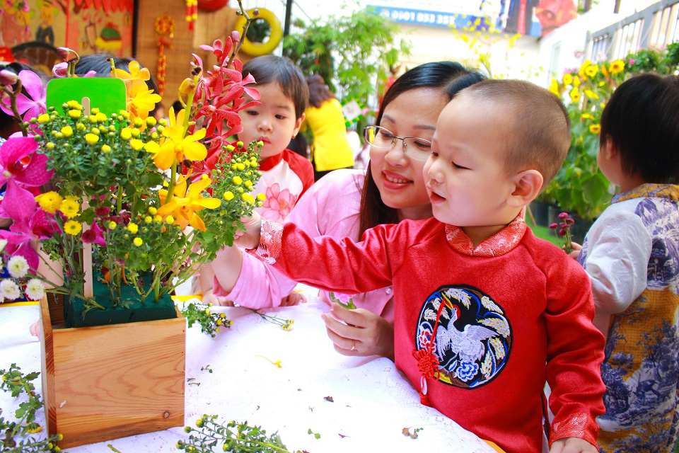 Tái hiện không gian Tết xưa tại Kindy City