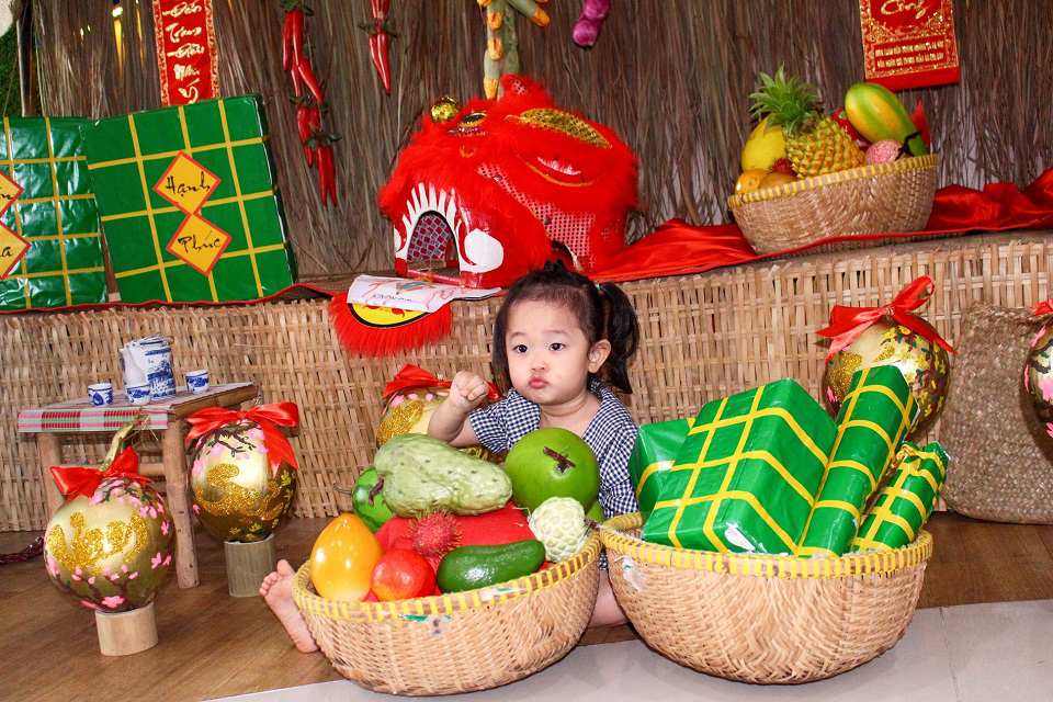 Trẻ học gì qua lễ hội Tết cổ truyền ở Kindy City
