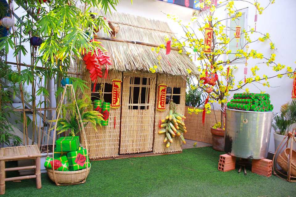 Tái hiện không gian Tết xưa tại Kindy City