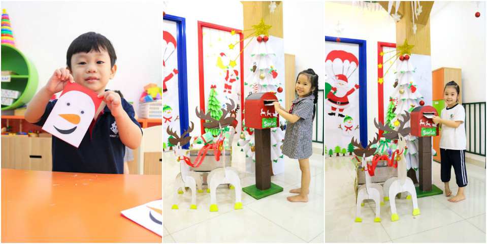 Bé học cách thể hiện tình cảm tại Kindy City