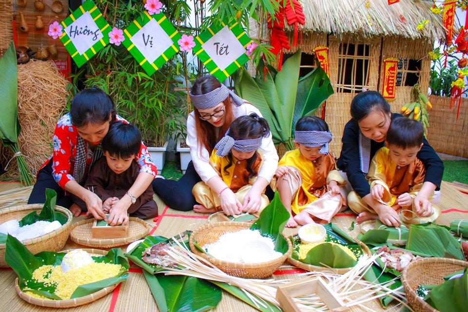 Tái hiện không gian Tết xưa tại Kindy City