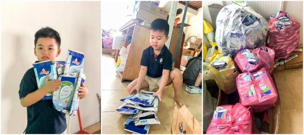 Học sinh trường Mầm non Quốc tế Kindy City tái chế và tái sử dụng