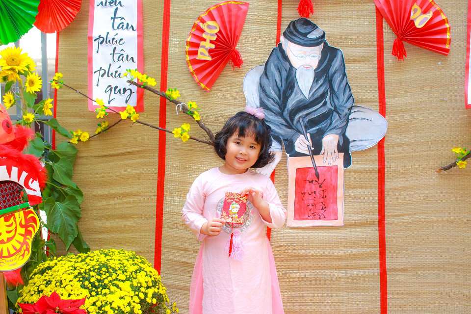 Tái hiện không gian Tết xưa tại Kindy City