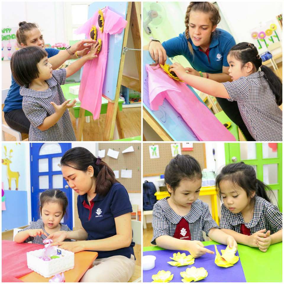 Các em bên chiếc áo dài xinh đẹp