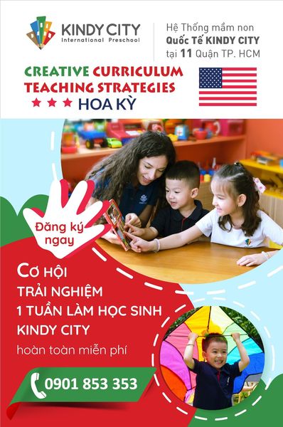 Cơ hội trải nghiệm 1 tuần làm học sinh Kindy City